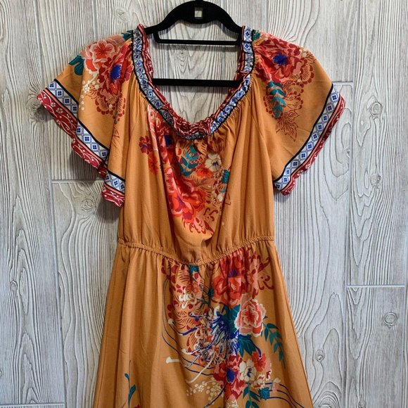 Flying Tomato Dresses & Skirts - Flying Tomato Boho Maxi Floral Print Dress